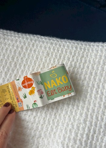 Beyaz Örgü El Yapımı Bebek Battaniyesi - Görsel 6