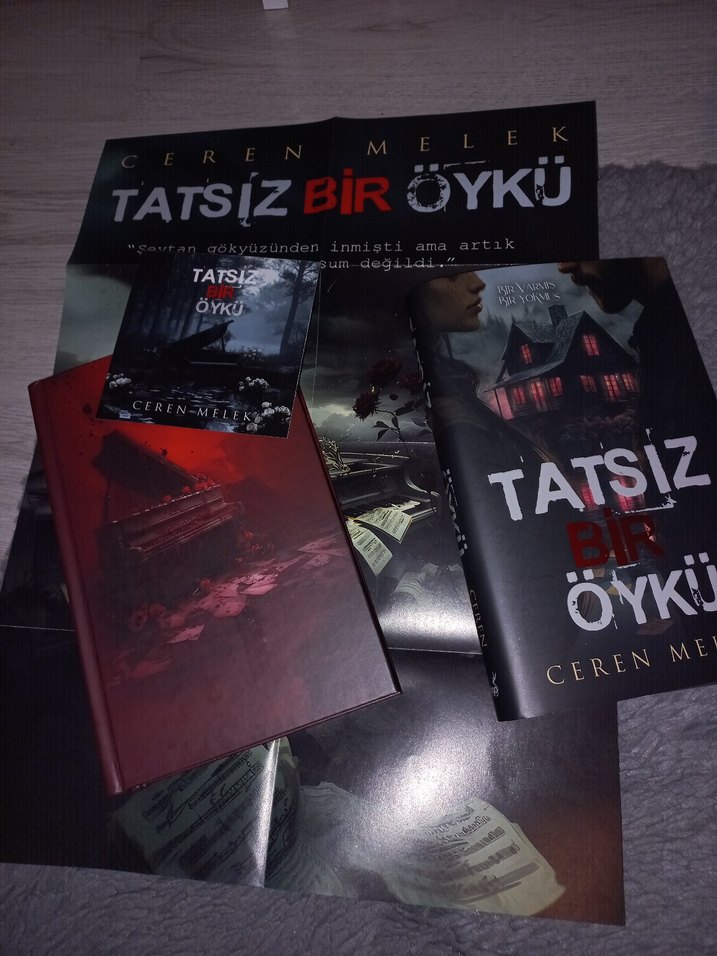 Tatsız Bir Öykü - Ceren Melek ciltli orijinal - Görsel 2
