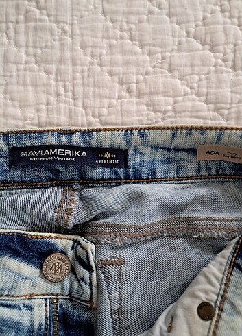 36 Beden Mavi marka Ada kot pantalon