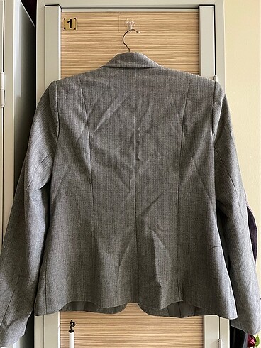 l Beden gri Renk Blazer ceket