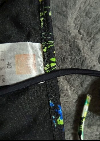 Çiçek Desenli Mini İpli Bikini Takımı - Görsel 4