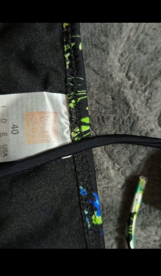 Çiçek Desenli Mini İpli Bikini Takımı - Görsel 4