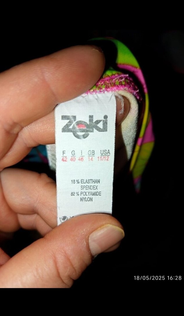 Çiçek Desenli Mini İpli Bikini Takımı - Görsel 3