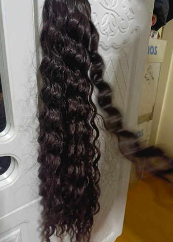 Kahverengi Püsküllü Kadın Saç Aksesuarı - Görsel 5