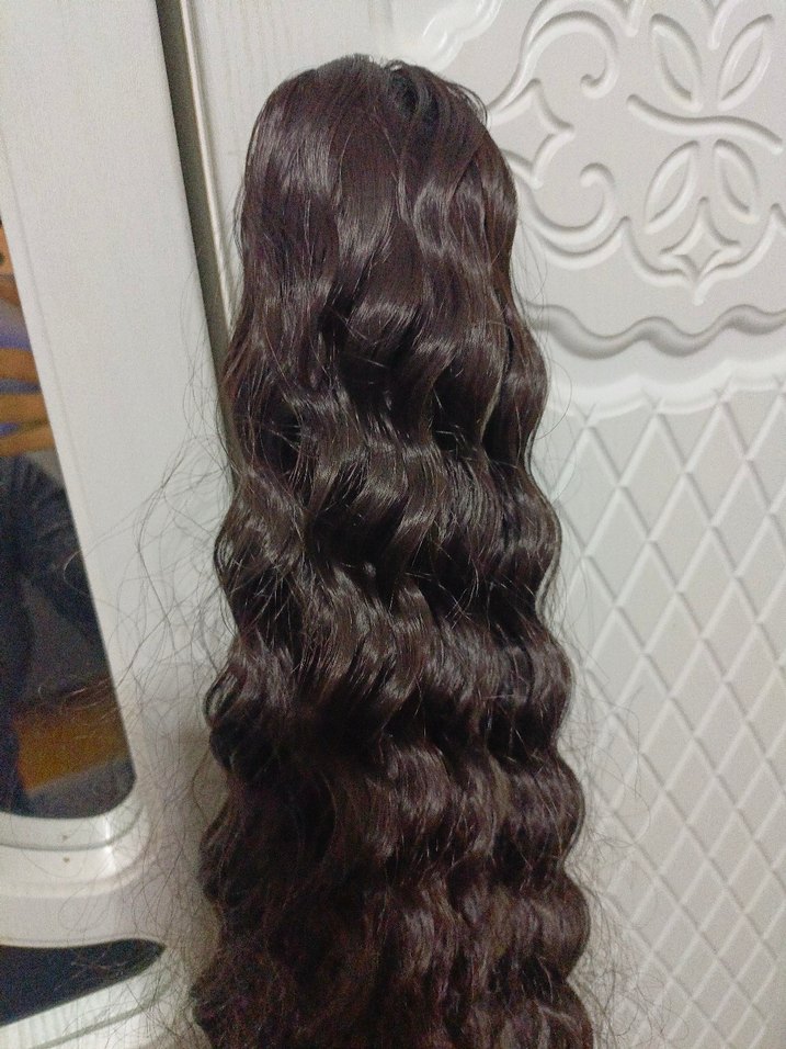 Kahverengi Püsküllü Kadın Saç Aksesuarı - Görsel 3