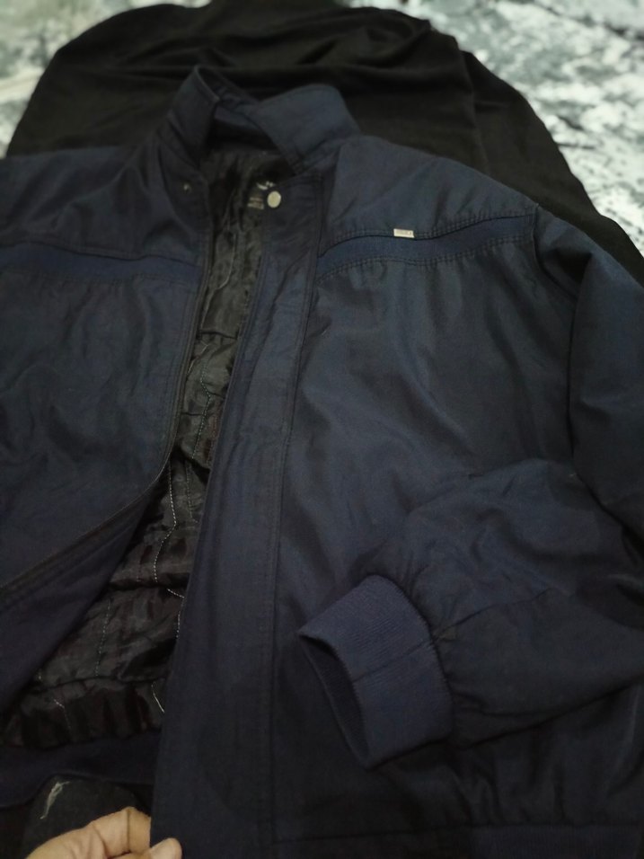 Lacivert Erkek Fermuarlı Ceket - Görsel 2