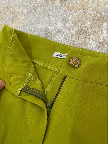 s Beden yeşil Renk Yüksek bel pantolon