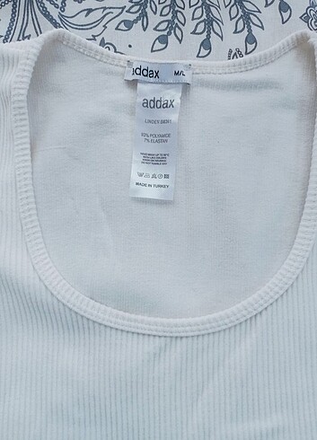 m Beden Addax beyaz crop
