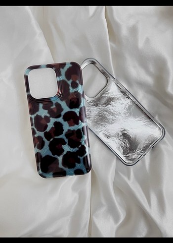 İphone 12/14/15 Pro Mavi Leopar Kılıf - Görsel 6