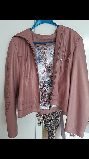 Just cavalli deri ceket