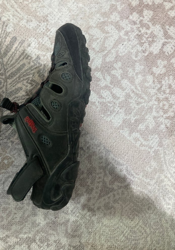 Gri Erkek Outdoor Ayakkabı Velcro Kapatma - Görsel 2