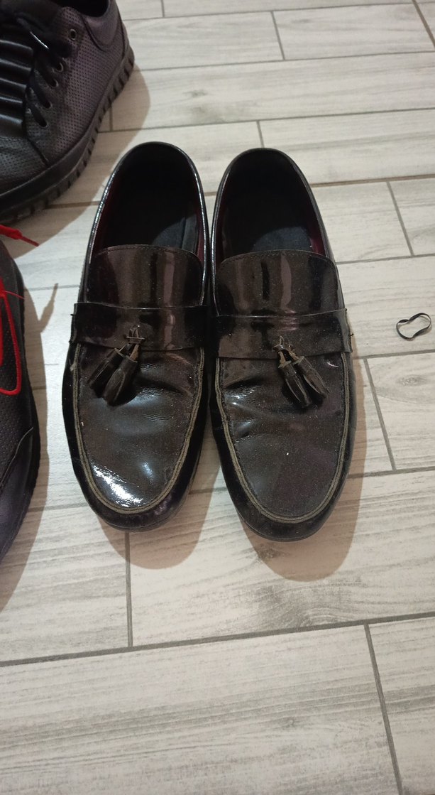 Erkek Minimalist Sokak Tarzı Kahverengi Bağcık - Görsel 3