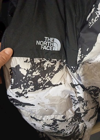 The North Face Desenli Gri Erkek Mont - Görsel 3