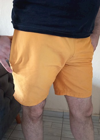 Sarı Rahat Kesim Erkek Midi Mayo - Görsel 3