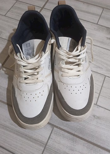 Diesel Beyaz Deri Sneaker