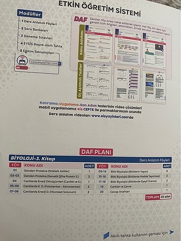 12.sınıf kimya fizik biyoloji ders anlatım föyü