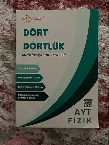 Meb ayt fizik dört dörtlük konu pekiştirme testleri