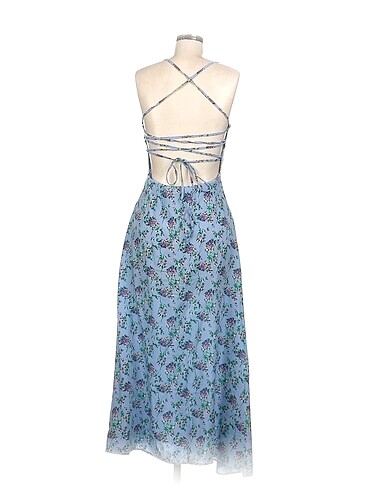 m Beden Vintage Love Uzun Elbise %70 İndirimli.