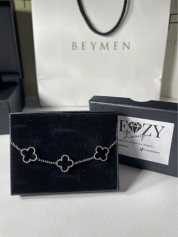 Van Cleef & Arpels bilezik, 5 motif Siyah-Silver