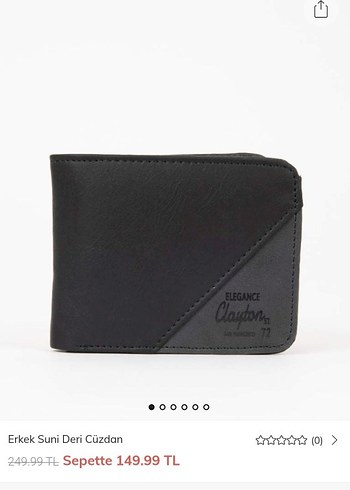 Siyah Erkek Cüzdanı - deFacto - Görsel 2