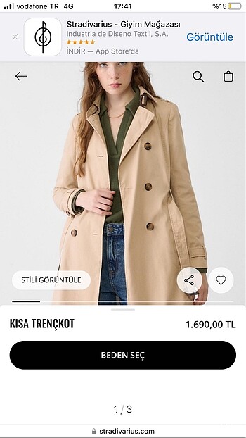 Kadın trençkot