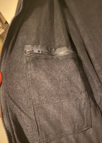 Siyah Fermuarlı unicex mont - Görsel 4