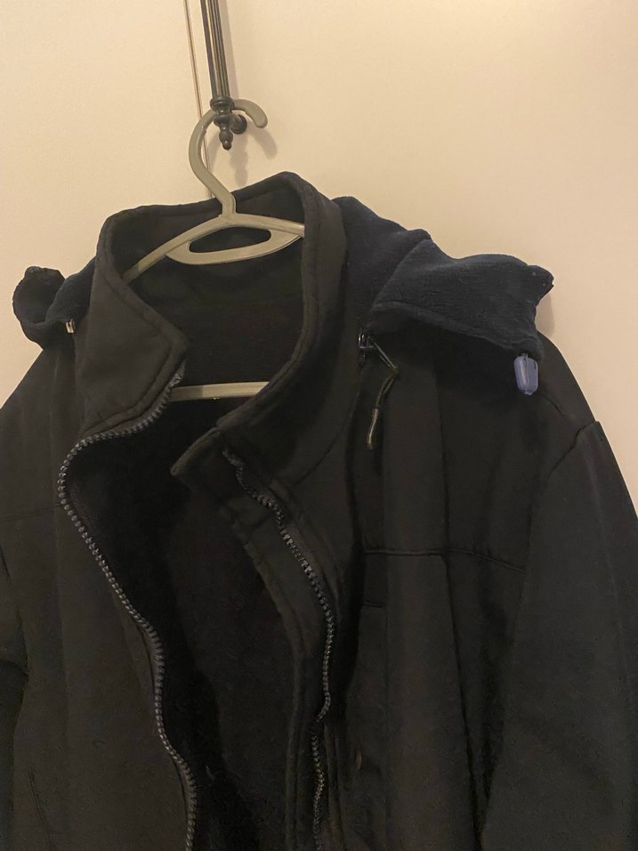 Siyah Fermuarlı unicex mont - Görsel 2
