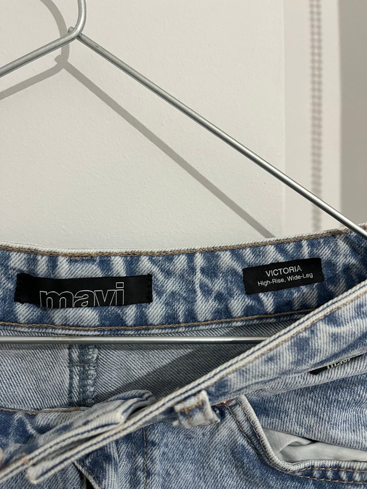 mavi kot pantolon - Görsel 3