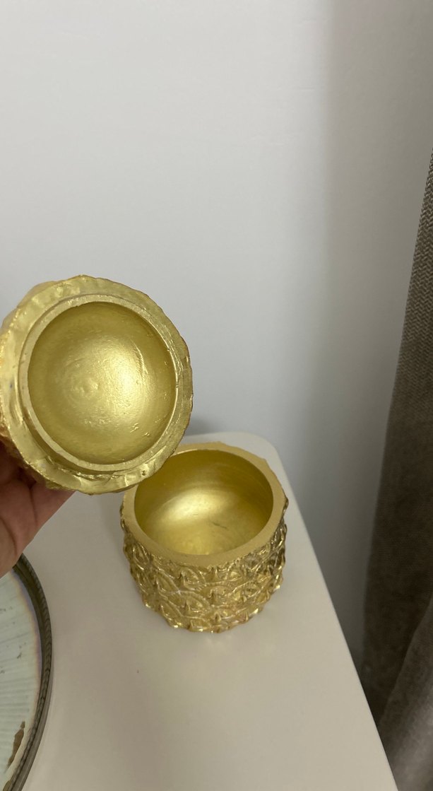 Parlak Altın Ananas Biblo - Görsel 3