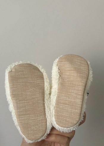 Bebek Beyaz patik - Sıcak Ev Terliği - Görsel 3
