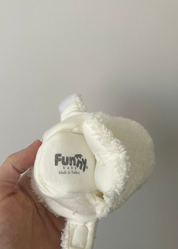 Bebek Beyaz patik - Sıcak Ev Terliği - Görsel 4