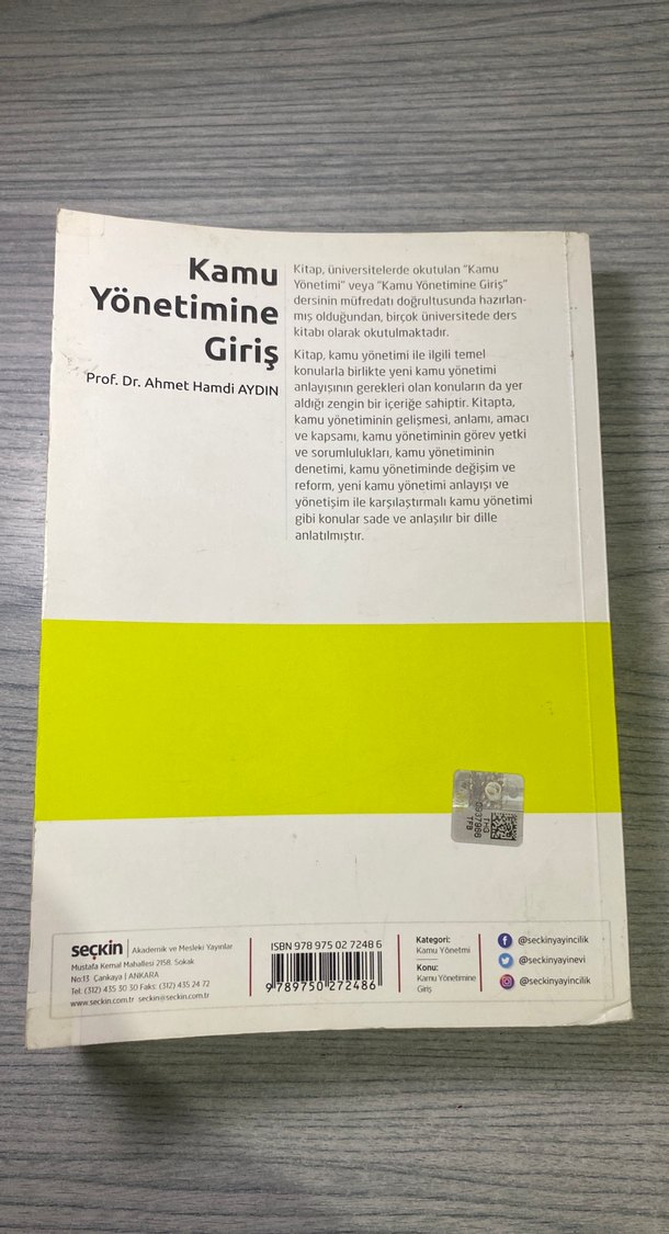 Kamu Yönetimine Giriş - Prof. Dr. Ahmet Hamdi Aydın - Görsel 4