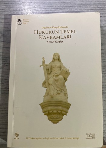 Hukukun Temel Kavramları - Kemal Gözler