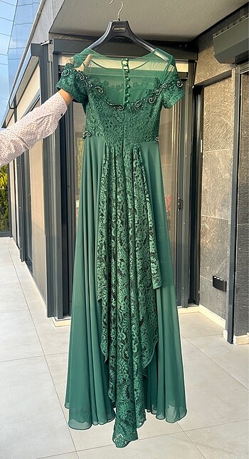 38 Beden Yeşil nişan,söz,abiye