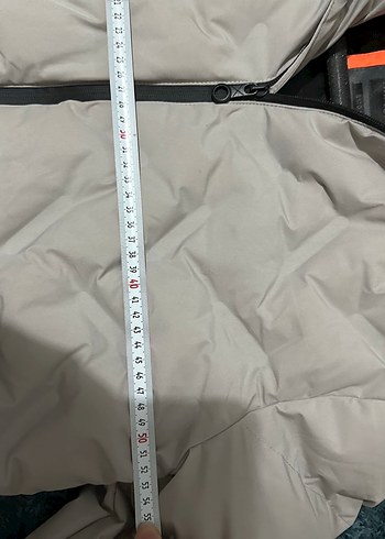 Diğer Gri Kapüşonlu Uzun Kışlık Mont