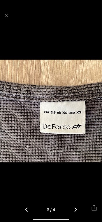xs Beden DeFacto