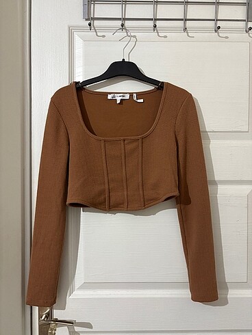 Koton Korse Detaylı Crop