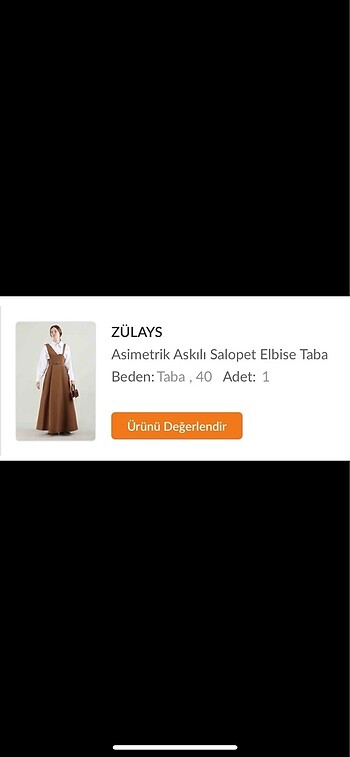 l Beden kahverengi Renk Asimetrik askılı abiye elbise