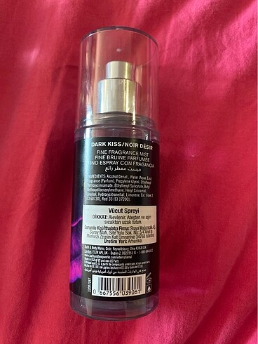 Bath & Body Works Bath & Body Works Dark Kiss Seyahat Boy Body Mist