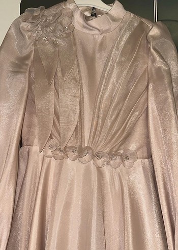 My Dreams Collection Pudra Renk Abiye - Görsel 3