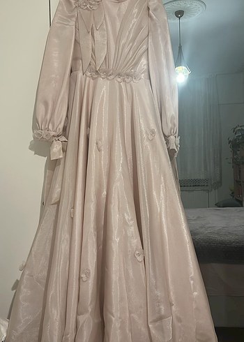 My Dreams Collection Pudra Renk Abiye - Görsel 6