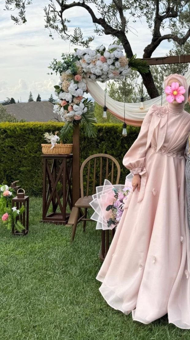 My Dreams Collection Pudra Renk Abiye - Görsel 2