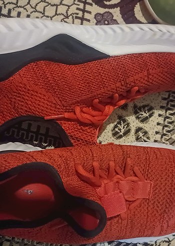 Kırmızı erkek Bağcıklı Dolgu Topuk Spor Ayakkabı - Görsel 2