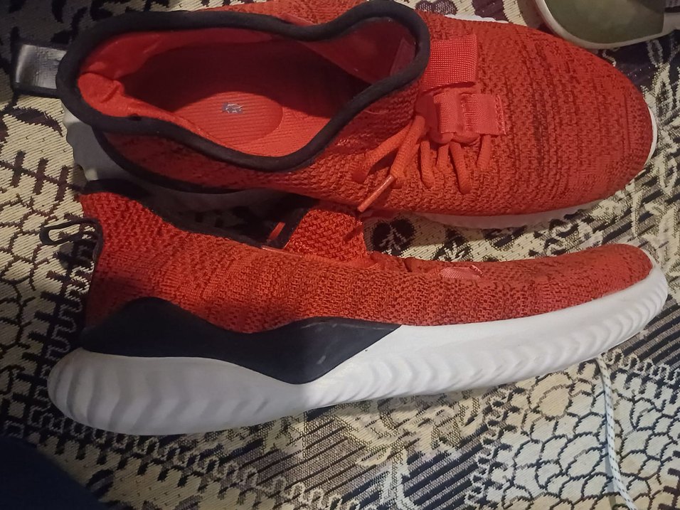 Kırmızı erkek Bağcıklı Dolgu Topuk Spor Ayakkabı - Görsel 4