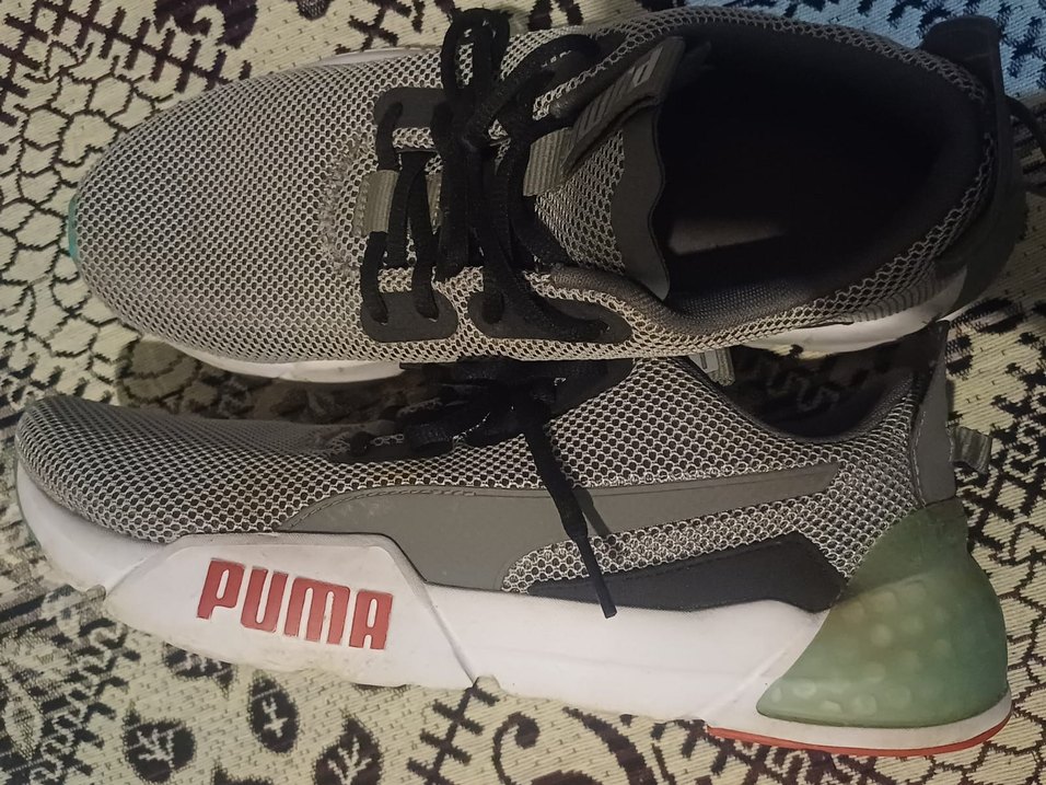 Gri Bağcıklı Spor erkek Sneaker - Görsel 4