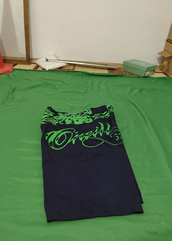 Yeşil Baskılı unisex Mini Şort Mayo - Görsel 4