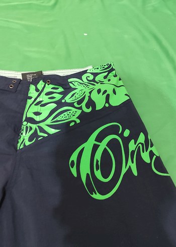 Yeşil Baskılı unisex Mini Şort Mayo - Görsel 2