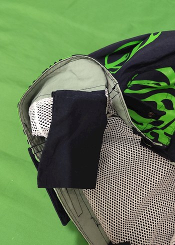 Yeşil Baskılı unisex Mini Şort Mayo - Görsel 7