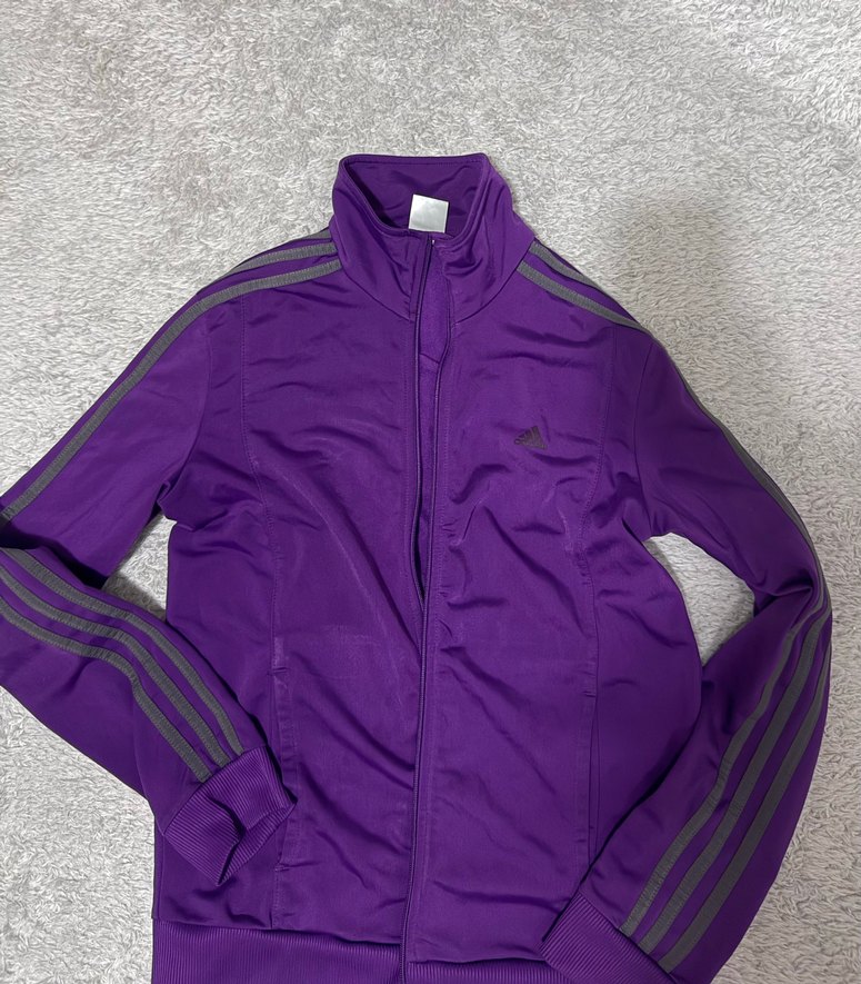 Mor Adidas Spor Ceket — görsel 2/4
