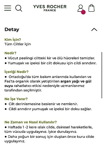 Yves Rocher Yves Rocher Vücut Peelingi